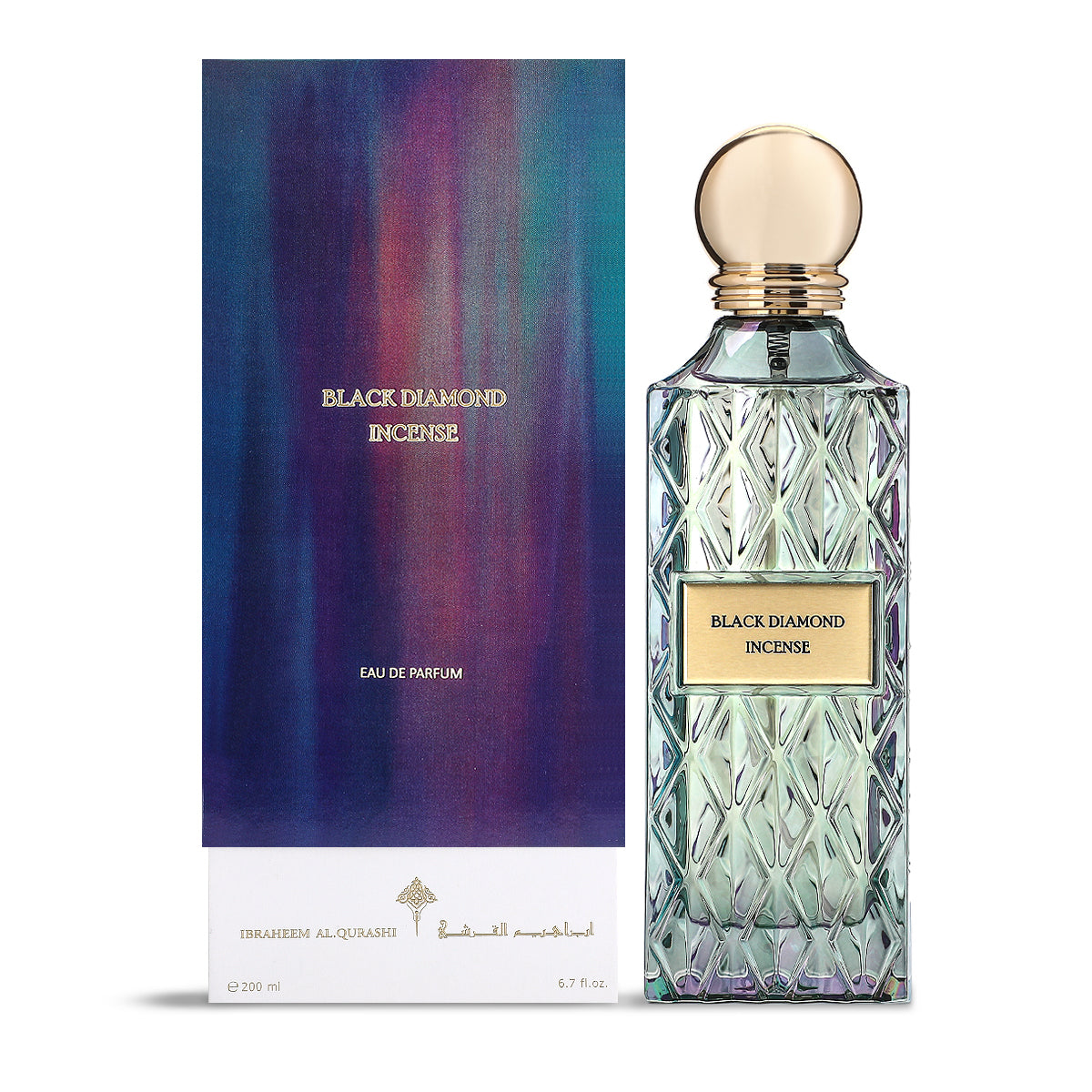 Black Diamond Incense Ibraheem AlQurashi 200 ml - بلاك دياموند ابراهيم القرشي - perfumesart