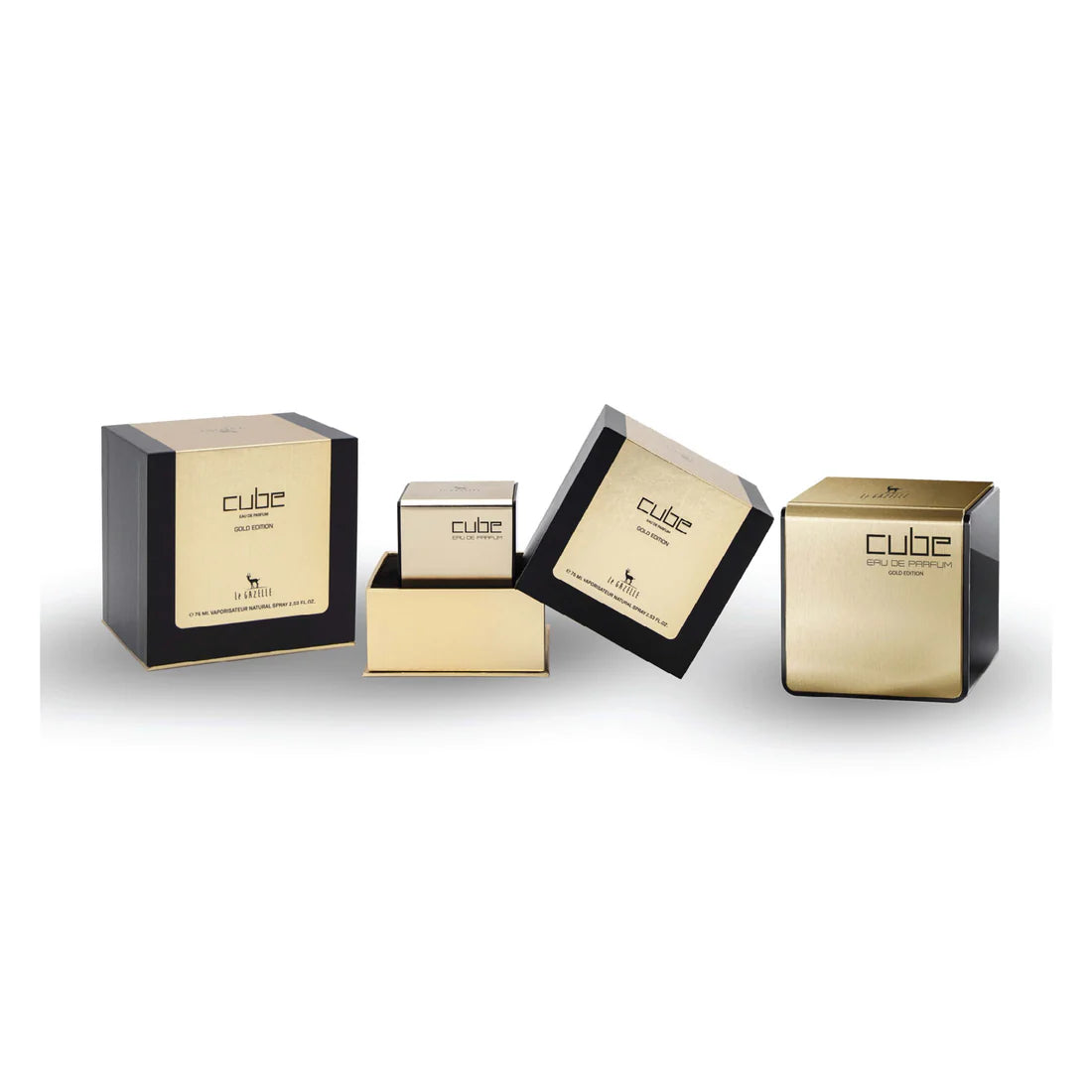 Cube Gold Perfume – Similar to Tobacco Vanille – Luxury Packaging – Available at PerfumesArt - perfumesart