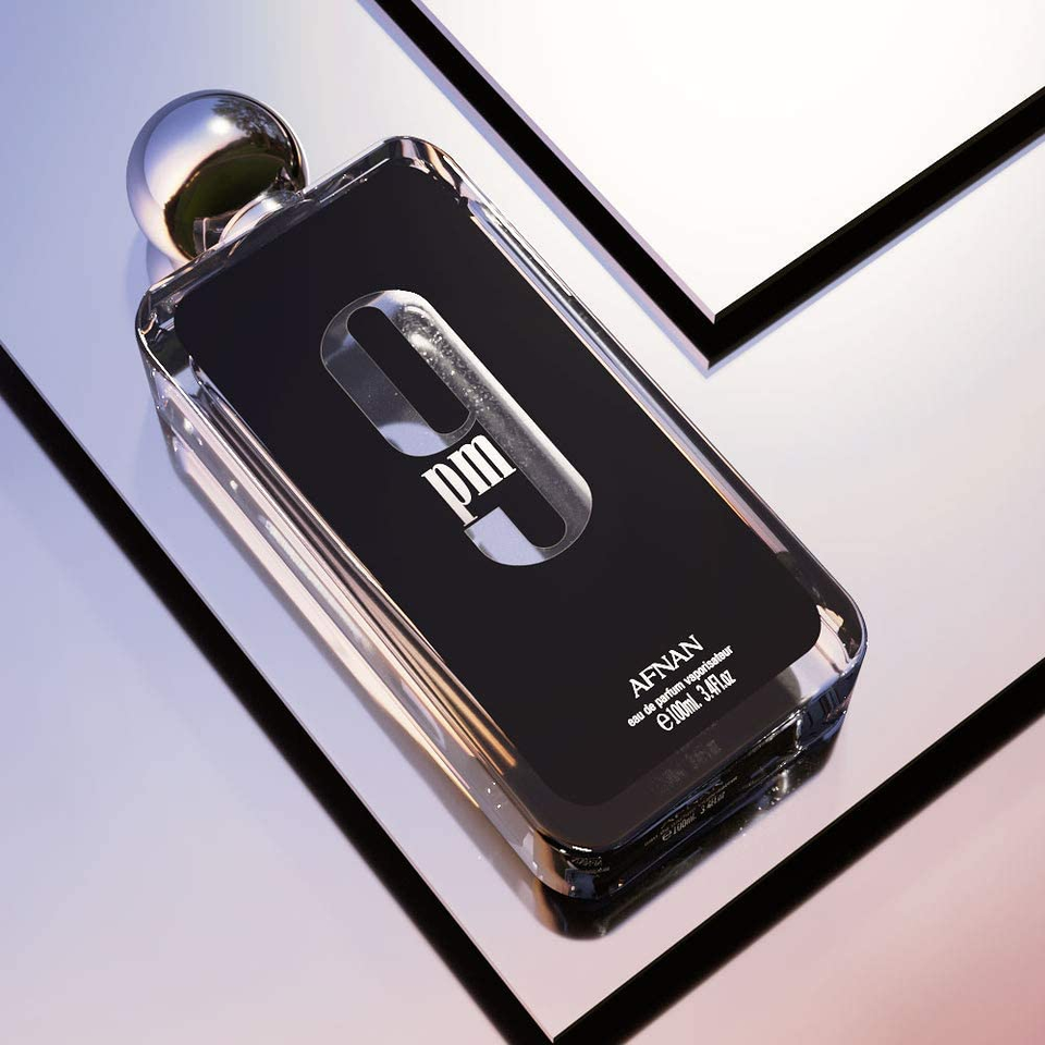 Afnan 9 PM Eau de Parfum Long-Lasting عطر أفنان 9 بي إم - رائحة دافئة وجذابة - perfumesart